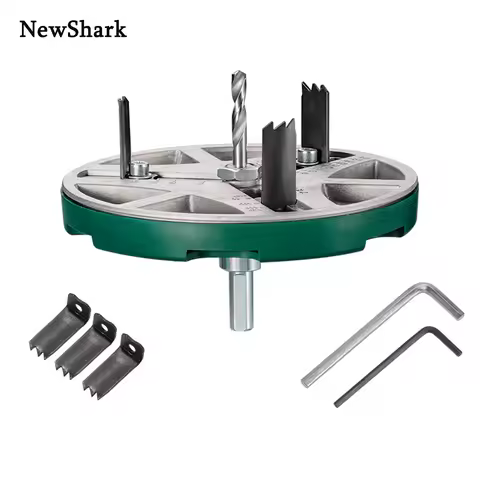 Adjustable Round Hole Saw Tool, Adjustable Hole Saw Diameter 45mm-130mm Woodworking Cutting Tools Ho