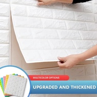 35x38cm 3D Soft Foam Brick Wallpaper Sticker Roll DIY Self Adhesive Living Room Home Kitchen Bathroo