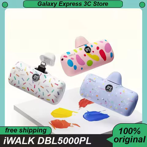 iWALK DBL5000PL Portable Power Bank 5000mAh Large Capacity Fast Charging PowerBank Customized Phone 