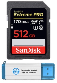 Extreme Pro 512GB SD Card SDXC UHS-I Card for Cameras Works with Canon EOS R, M50, M100 (SDSDXXY-512