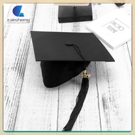 🎉 Adjustable Graduation Cap Board for College Graduation Black with Yellow Tassel
