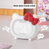 Etronik Sanrio Hello Kitty Cartoon Smart Bluetooth Alarm Clock Speaker Cute Portable Audio Ornament 