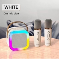 Speaker Mini Bluetooth Karaoke Mic Wireless Portable - 2 Mic