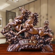 Table Living Room Wine Cabinet Decoration Decoration Office Win-Win Gift Opening Horse Decoration De