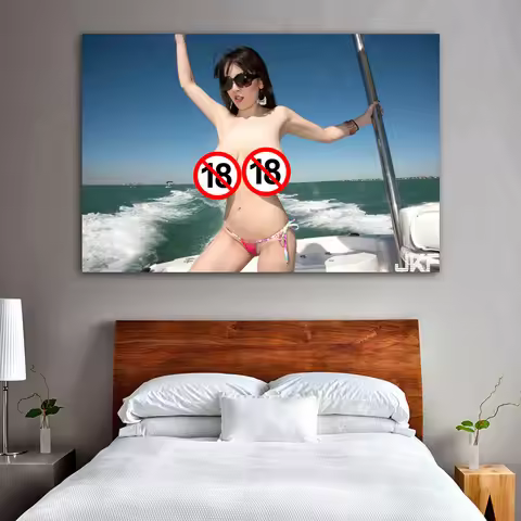 Big Boobs Hitomi Tanaka Bikini Decorative Wall Pictures Canvas Painting Naked Women Art Print Poster