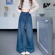 HANA_Jeans Long Pants Baggy Jeans Wide Leg Jeans Culottes Loose Jeans Highwaist Jeans Premium Denim 
