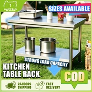 Kitchen island portable Kitchen table rack Stainless steel table Meja dapur gas kitchen table Kitche