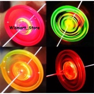 Mainan Gasing Jantra Tarik LED Plastik/mainan gangsing tarik