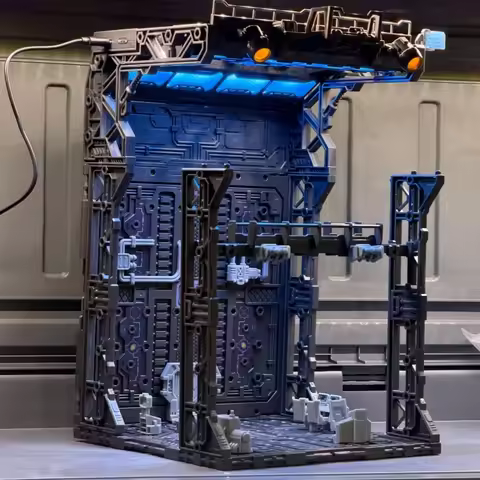 Tianying In-Stock Sib Base Scenario Series 1/60 Hangar For Gundam, Transfor，Mers & Diaclone Display 