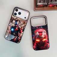 IP 17AIR 15PLUS Iron Man Magnetic Phone case iPhone 17 16 15 14 PLUS 13 pro max Protective Cover Car