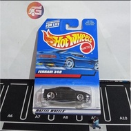 Hot wheels ferrari 348 black blue card