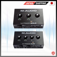 M - Audio M - Track Duo / M - Track Solo & Duo USB Audio Interface for Recording , Streaming Direct 