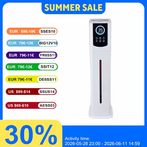 9L Smart Humidifier for Bedroom Ultrasonic Large Mist Air Humidifier Ultra-Quiet 28dB, Auto Shut-Off