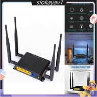 WiFi Router 4G 3G Modem with SIM Card Slot 300Mbps Access Point Openwrt 12V GSM LTE USB Wan 4XLAN 4XAntenna