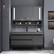 Bathroom cabinet 60/80/100/120cm wall mounted cabinet, intelligent glasses cabinet, glass storage ca