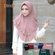 Khimar Dinda by Akbar scarf hijab bergo cerruty dinda Original by Akbar / dinda by Akbar