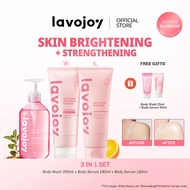 [Bundle] lavojoy Skin Brightening Let It Glow Bundles Body Wash + Body Serums 2in1 3in1 | Body Lotio
