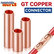 RAREM 100Pcs Wire Terminal Crimp, GT-1/1.5/2.5/4/6/10/16/25 Cable Connector Kit GT Copper Terminal C
