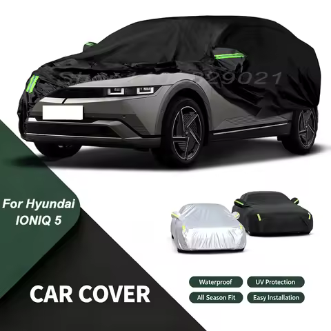 Car Cover For Hyundai IONIQ 5 Waterproof Dustproof Outdoor Protection, UV Snow Sun Resistant Auto Ex