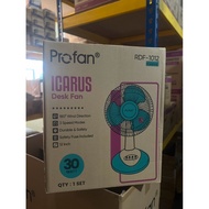 Profan Icarus RDF-1012 table FAN *ICARUS DESK FAN PROFAN 12inch 30watt