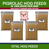 Pigrolac Hog Feeds 1kg Pre-Starter Gestation Starter Grower Premium Pig Feed Pellets