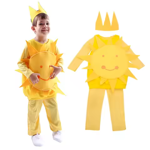 Sun Cosplay Costume For Enfant Halloween Costumes Sunflower Cosplays School Performance Show 2026
