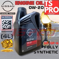 Nissan Genuine 0W-20 API SP/GF-6 Engine Oil (4L) - Fully Synthetic C26 C27 SERENA ALMERA TEANA L33