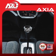 Perodua Axia Carbon Fiber Glossy Black Gear Shift Knob Frame Cover Accessories Axia SE Gxtra Style 2