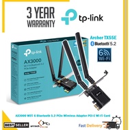 TP-Link Archer TX55E AX3000 WiFi 6 Bluetooth 5.2 PCIe Wireless Adapter PCI-E Wi-Fi Card