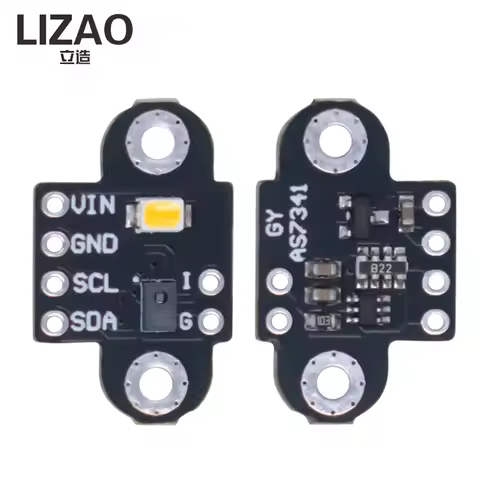 LIZAO GY-AS7262 AS7263 AS7341 Visible Infrared Spectrometer Color Sensor I2C Module For Arduino