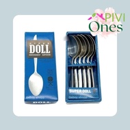 SUPER DOLL SPOON CONTAINS 6 PCS TABLESPOONS