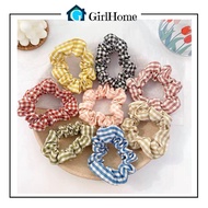 GH GH GH GH160158 Checkered Fabric Hair Tie