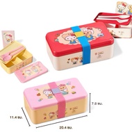 Bento Lunch Box Food Container With Spoon And Fork (Microwaveable) Premium Product 7-Eleven Hello ki