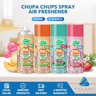 Chupa Chups Spray Air Freshener 450ml  Fresh and Fruity Fragrances for Your Home