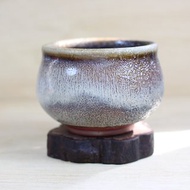 【我愛媽媽】柴燒 天目釉 茶碗 陶藝名家葉敏祥手工作品