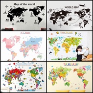 Reliza Wallsticker Map Of The World World World Map Wall Sticker