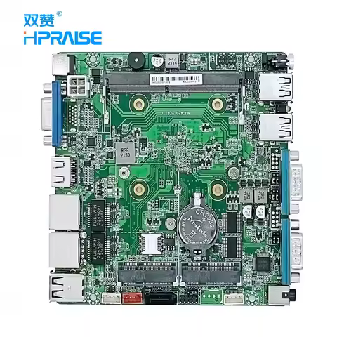 J1900 N100 J6412 Processor 2 HDM 6 USB 2 LAN Industrial Control Nano Mini Itx Motherboard