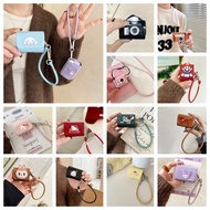 Hand Drawer Headphone Holster Bag Cartoon Case for Baseus M2 M2s Pro Candy Protective Earphone Casin