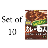 【10入組】Glico 咖哩職人 經典洋食咖哩 中辣