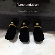 Piano Pedal Cover Piano Pedal Protective Cover Thickened Gold Velvet Triangle Piano Electric Piano U