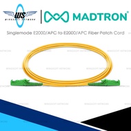 𝗠𝗔𝗗𝗧𝗥𝗢𝗡® E2000/APC-E2000/APC 9/125 OS2 Singlemode Simplex Fiber Patch Cord LSZH 3.0mm