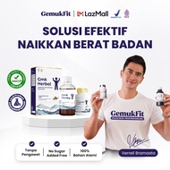 Gemukfit Penggemuk Badan Alami Vitamin Halal BPOM GMK Herbal Madu Susu Kapsul Suplemen Penambah Bera