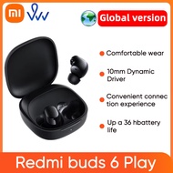 ✦Global Version Xiaomi Redmi buds 6 Play Earphone 10mm Dynamic Driver AI noise cancellation for ❁ღ