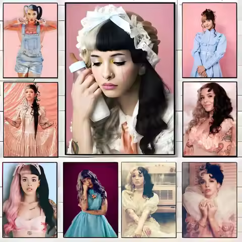 Singer M-Melanie Adele Martinez Poster Wall art print art suitable for living room bedroom bar parlo