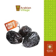 (FREE GIFT) Ajwa Madinah Kurma Nabi Large  3 Pcs ( Ajwa Dates )