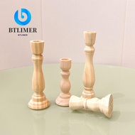 BTLIMER Candlesticks Stand  Classic Chunky Chic Carved Pillar
