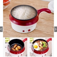 Lopol Electric Non Stick Ceramic Marble Frying Pan Rice Multi Mini Rice Cooker / Periuk Nasi Masak Dapur Elektrik