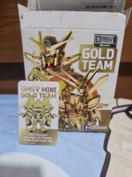 QMSV mini GOLD TEAM（金色戰隊 / 黃金戰隊）系列  RX-0 獨角獸鋼彈3號機 鳳凰 白金配色版