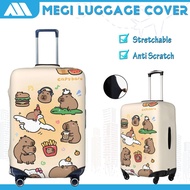 Capybara Luggage Cover Protector Elastic Suitcase Cover Travel Accessories 行李箱保護套旅行箱保护套 18/20/22/24/