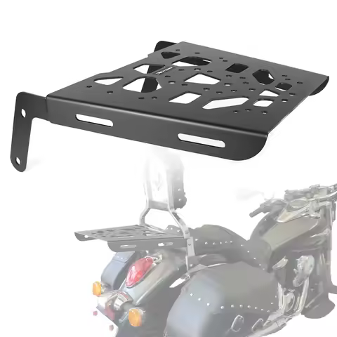 Motorcycle Rear Rack For Kawasaki Vulcan 900 1700 2000 Classic VN900LT VN1700LT VN2000LT Luggage She